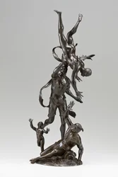 Der Sturz des Ikarus, frühes 18. Jahrhundert (Bronze)